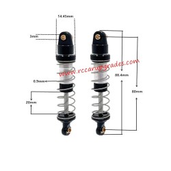 MJX Hyper Go H12Y/H12Y+ Upgrade Parts Adjustable hard and soft hydraulic shock absorbers