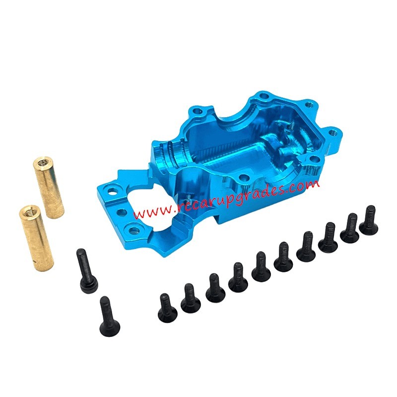 MJX Hyper Go 14211 RC Car Upgrade Parts Front Gearbox Lower Cover Blue