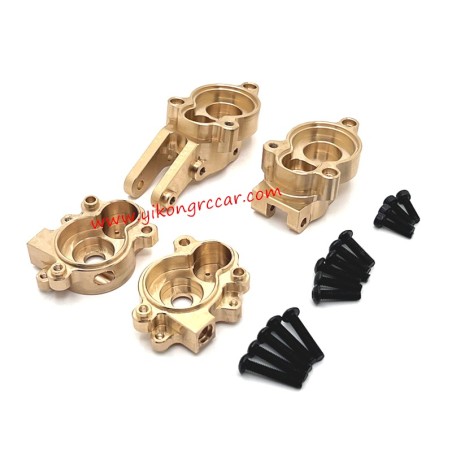 YIKONG YK4107 Upgrade Parts Brass Rear axle cup, Gear cover left