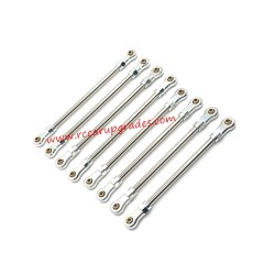 YIKONG YK4107 Upgrade Parts Adjustable Tie Rods Silver