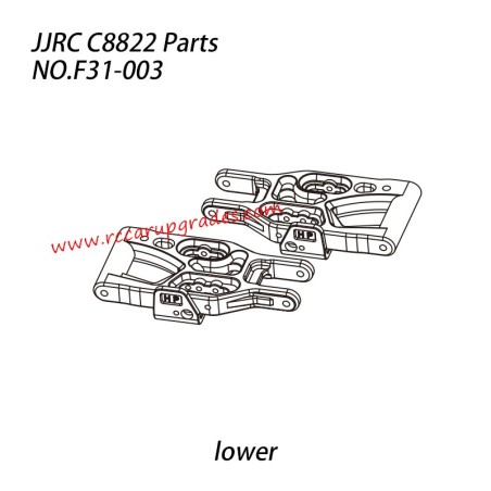JJRC C8822 RC Truck Parts F31 (Lower) Swing Arm F31-003