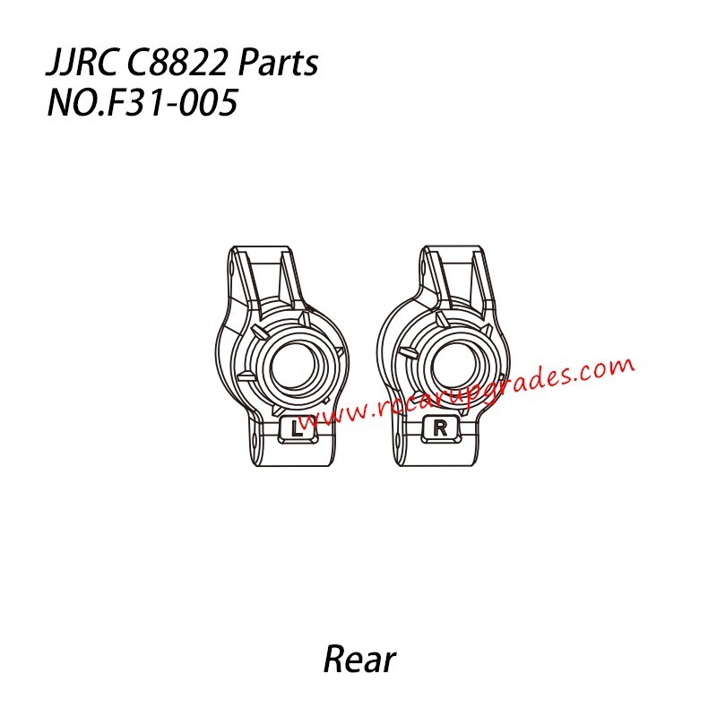 JJRC C8822 RC Truck Parts (Rear) Wheel Block F31-005