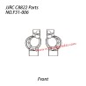 JJRC C8822 RC Truck Parts (Front) Wheel Block F31-006