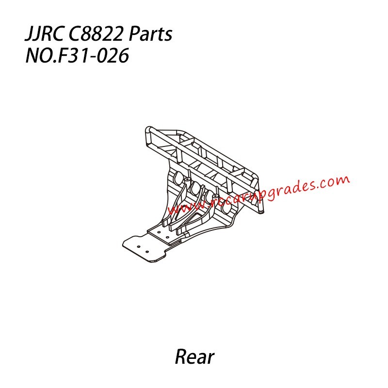 JJRC C8822 1/8 RC Truck Parts F31 (Rear) Bumper F31-026