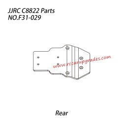 JJRC C8822 1/8 RC Truck Parts Underbody (Rear) Aluminum Sheet F31-029