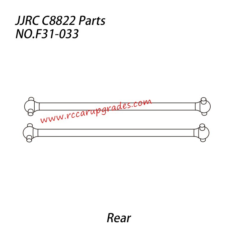 JJRC C8822 1/8 RC Truck Parts F31 (Rear) Wheel Drive Shaft F31-033