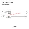 JJRC C8822 1/8 RC Truck Parts F31 (Front) Wheel Cvd Drive Shaft F31-036