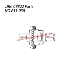 JJRC C8822 1/8 RC Truck Parts 35T Chrome Steel ARC Gear Differential F31-038