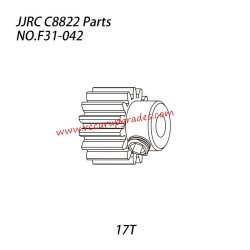 JJRC C8822 1/8 RC Truck Parts 17T Chrome Steel Motor Teeth F31-042