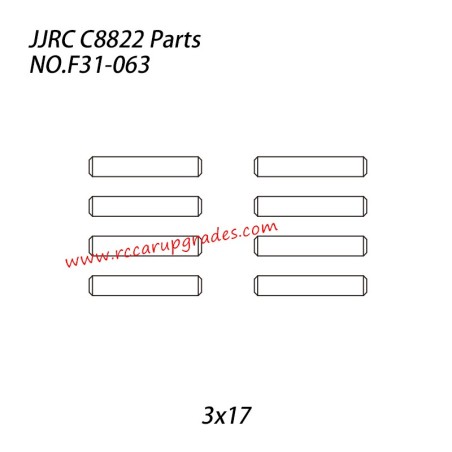 JJRC C8822 4WD RC Truck Parts Hexagonalizer Shaft (3x17) F31-063