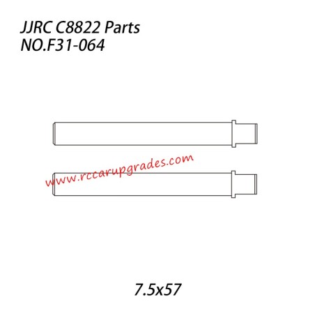 JJRC C8822 4WD RC Truck Parts Clutch Vertical Shaft (7.5x57) F31-064