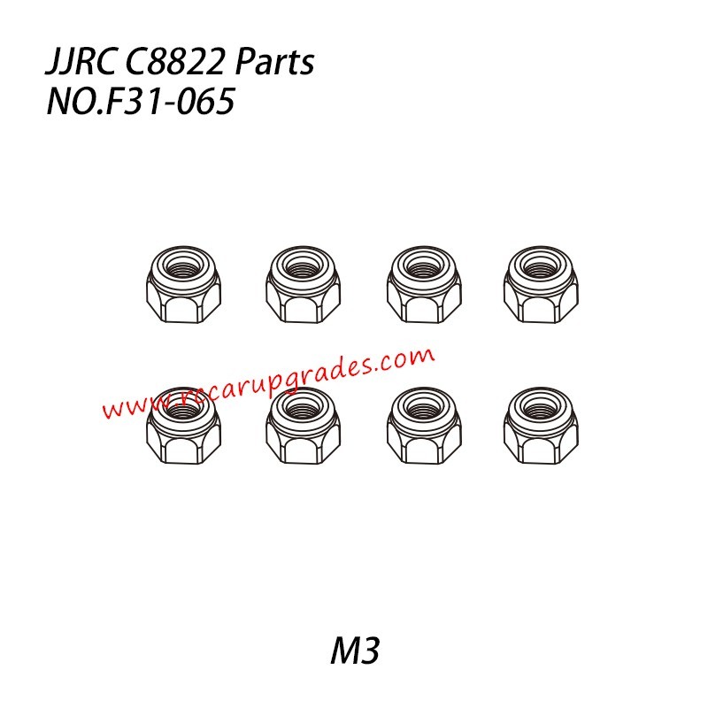 JJRC C8822 4WD RC Truck Parts (M3) Anti Loosening Nut F31-065