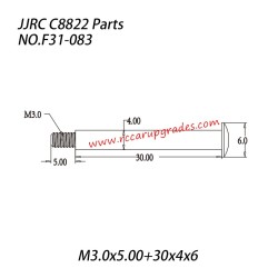 JJRC C8822 Parts Hexagon Socket Head Cap Screw (M3.0x5.00+30x4x6) F31-083