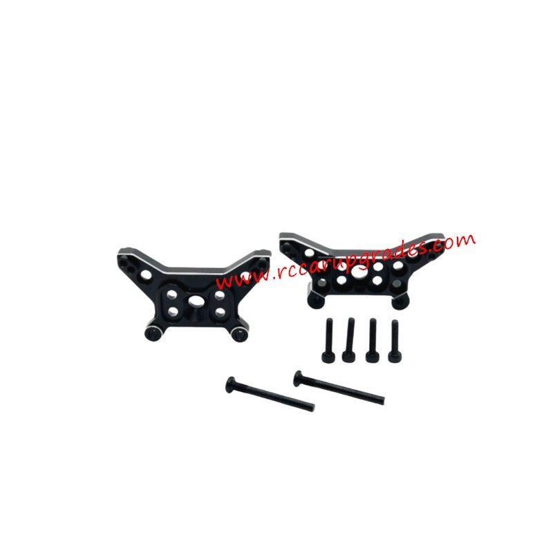 MJX Hyper Go 14211 Upgrades FR shock absorber brackets, Butterfly brackets black