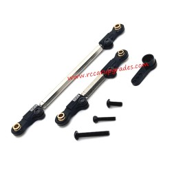 MJX Hyper Go H12Y / H12Y+ Upgrades Front Axle Steering Linkage, Servo Linkage, Servo Arm Black