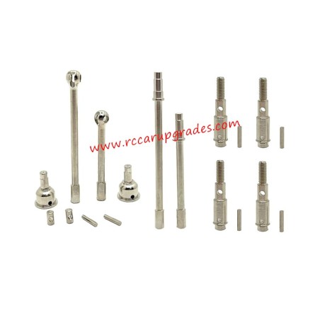 MJX Hyper Go H12Y / H12Y+ Upgrades Hardened Front Axle Shaft, Rear Axle Shaft, Wheel Shaft