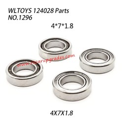 WLTOYS 124028 RC Truck Parts Rolling Bear 4x7x1.8 1296