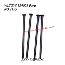 WLTOYS 124028 RC Truck Parts Long Screw 2.5x47.5pm D6