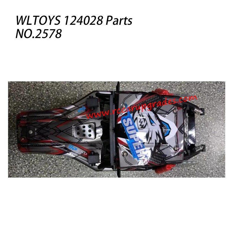WLTOYS 124028 RC Truck Parts Car Shell Kit 2578