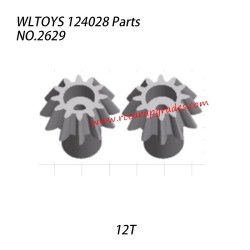 WLTOYS 124028 RC Truck Parts 12T Main Drive Gear 2629