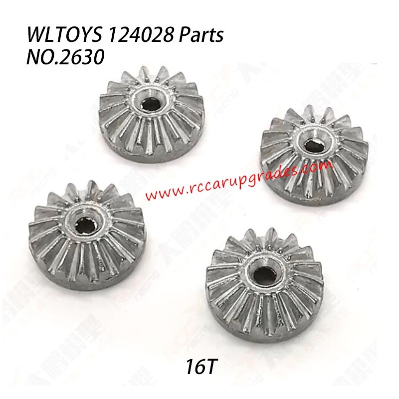 WLTOYS 124028 RC Truck Parts 16T Differential Big Bevel Gear 2630