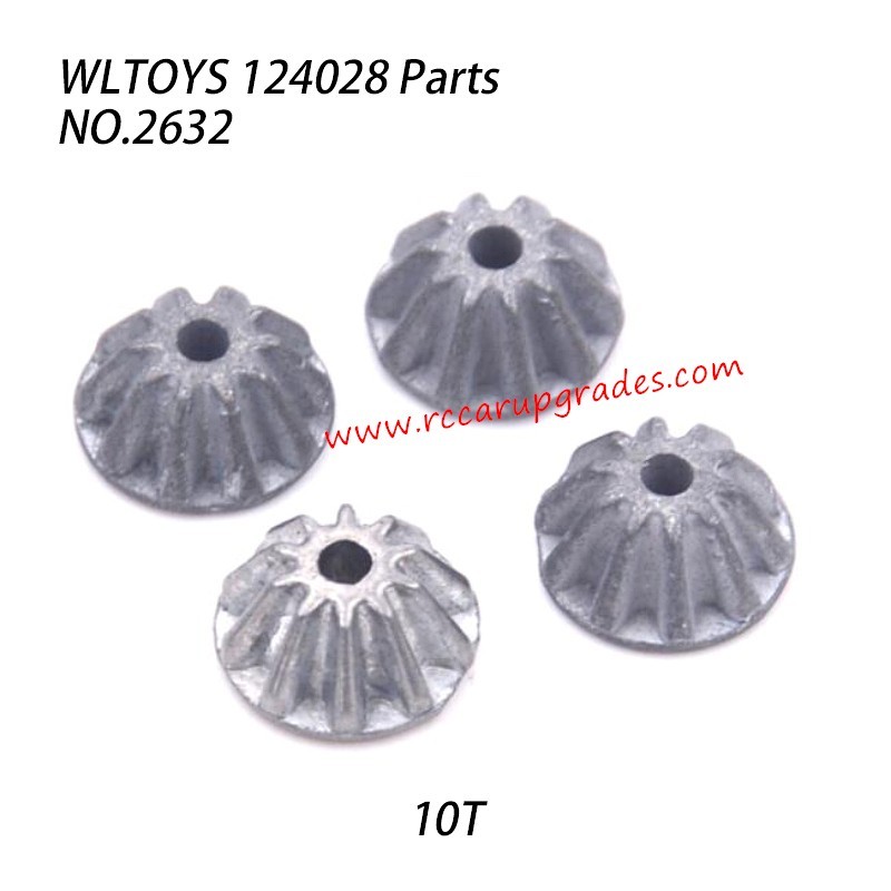 WLTOYS 124028 RC Truck Parts 10t Differential Small Bevel Gear 2632