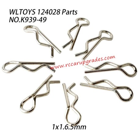WLTOYS 124028 RC Truck Parts R Shape Pin 1x1.6.5mm K939-49