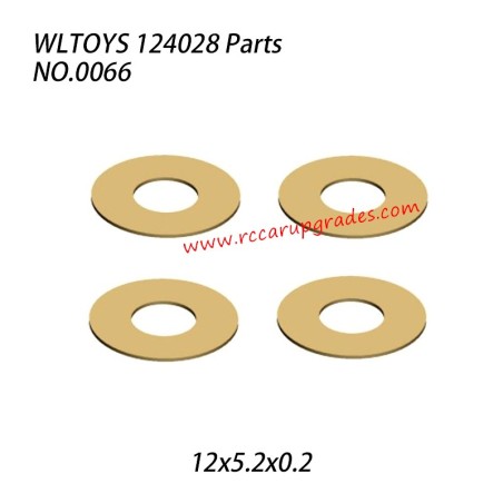 WLTOYS 124028 RC Vehicle Parts Gasket 12x5.2x0.2 0066