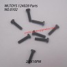 WLTOYS 124028 RC Vehicle Parts Phillips Pan Head Screw 2.5X10PM 0102