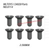 WLTOYS 124028 RC Vehicle Parts Cross flat head screw 2.5X8KM 0114