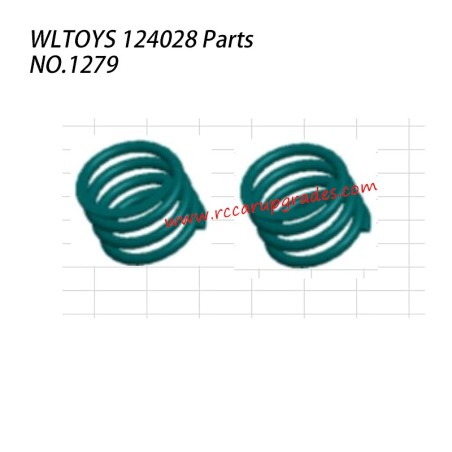 WLTOYS 124028 RC Vehicle Parts Shock Spring 1279