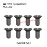 WLTOYS 124028 RC Vehicle Parts Cross countersunk head tapping screw 2.6X5KB D4.5 1323