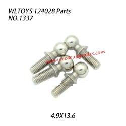 WLTOYS 124028 RC Vehicle Parts Ball head screw 4.9X13.6 1337
