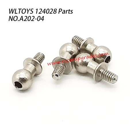 WLTOYS 124028 RC Vehicle Parts Ball head screw A202-04