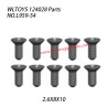 WLTOYS 124028 RC Vehicle Parts Countersunk Head Tapping Screw 2.6x8x10 L959-54