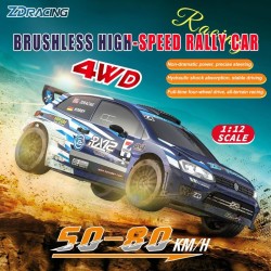 ZD RACING RX12 1/12 Brushless 4WD Rally RC Car