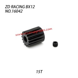 ZD Racing BX12 RC Car Parts Motor Gear 48dp 15T 16042