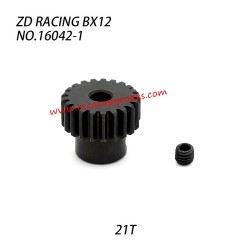 ZD Racing BX12 RC Car Parts Motor Gear 48dp 21T 16042-1