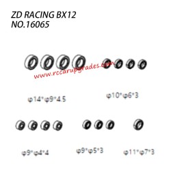 ZD Racing BX12 Parts Bearing Set 16065