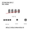 ZD Racing BX12 Parts Machine Screw M3x2.5 M3x3 M4x4 M3x10 16066