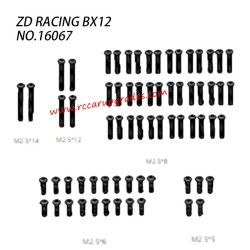 ZD Racing BX12 Parts Pan head Screw 16067