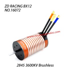 ZD Racing BX12 Parts 2845 3600KV Brushless Motor 16072