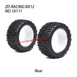 ZD Racing BX12 RC Truck Parts Rear Tires and sponge set 16111