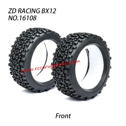ZD Racing BX12 RC Truck Parts Front Tires and Sponge Set 16108
