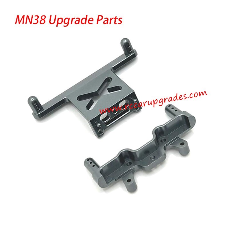 MN Model MN-38 RC Truck Upgrade Parts Front and Rear Support Frame gray
