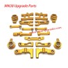 MN Model MN-38 RC Truck Upgrade Parts Metal modification kit yellow