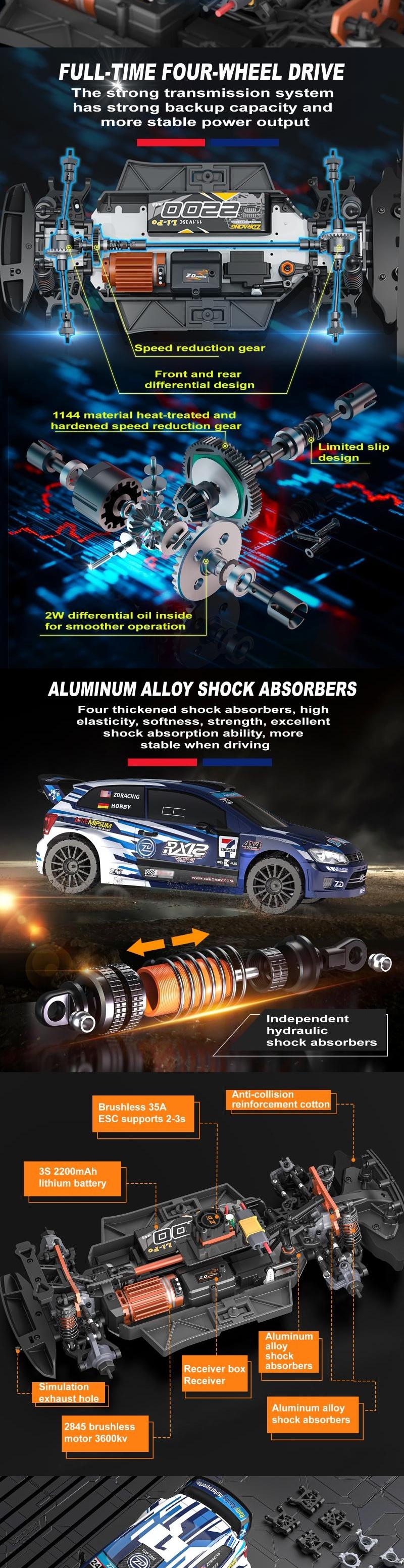 zd racing rx12 rc car description 2